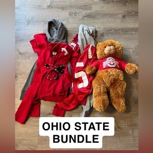 Ohio State Apparel and Teddy Bear Set